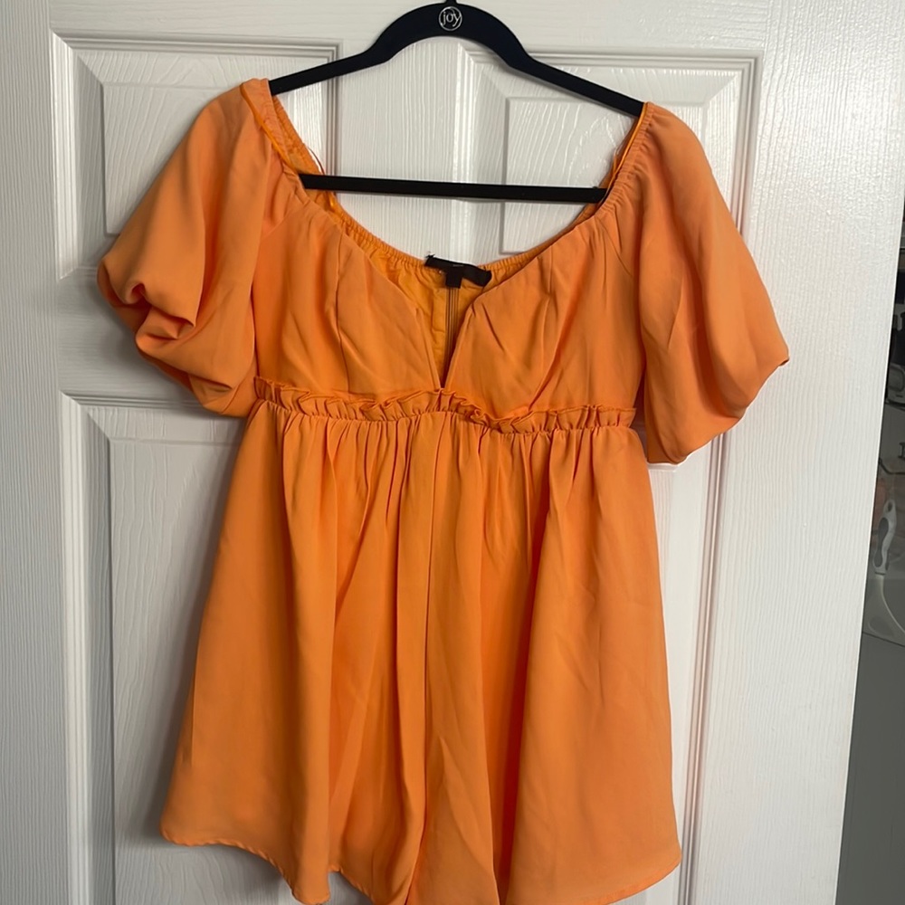Tangerine Romper